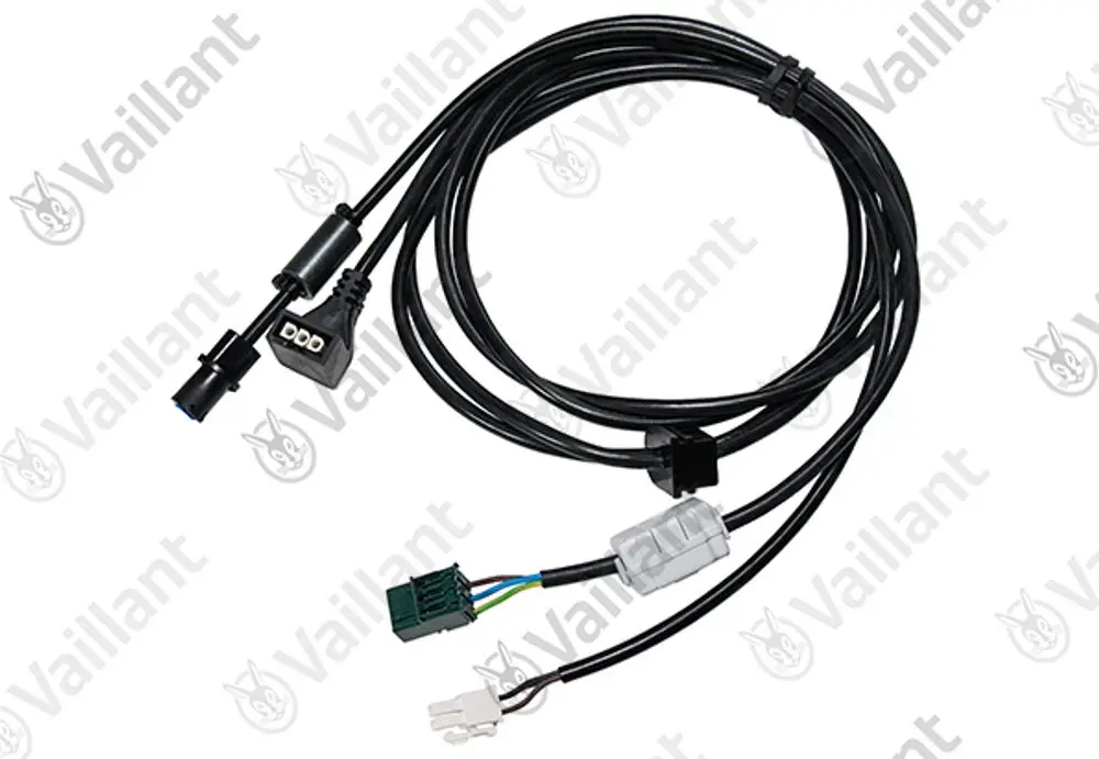 Kabelbaum mit mehreren Steckverbindungen für die HK-Pumpe von Vaillant, geeignet für Modelle mit einer Leistung von 15-19 kW.